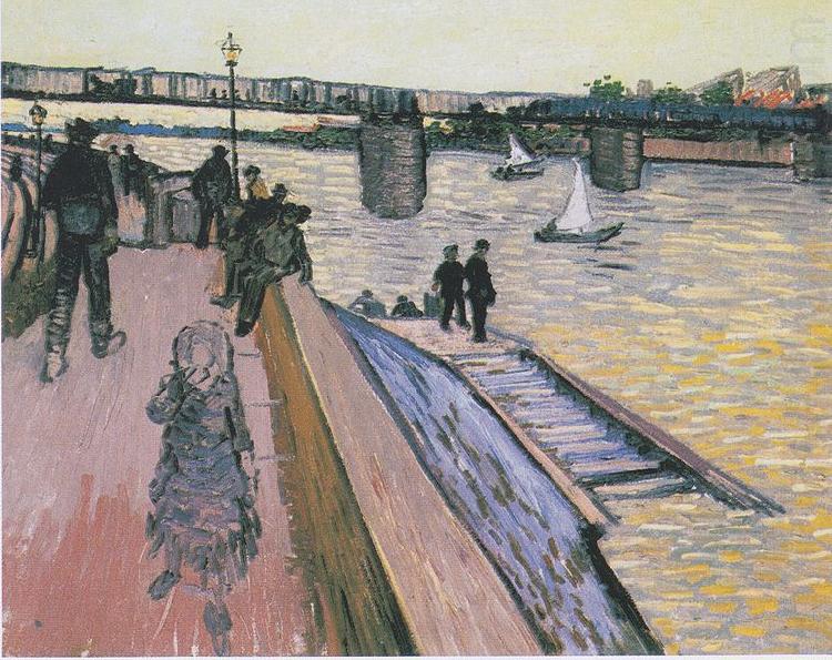 Vincent Van Gogh The Bridge of Triquetaille china oil painting image